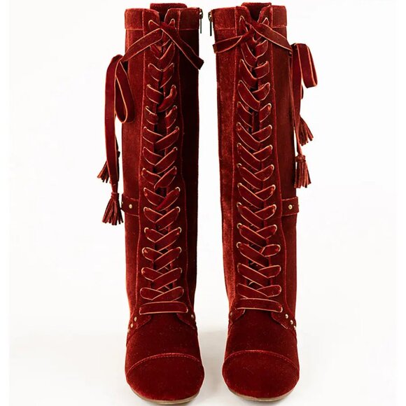 Joyfolie Women's Marita Tall Boot in Brick - Picture 3 of 4